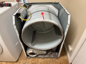 Samsung dryer belt removal