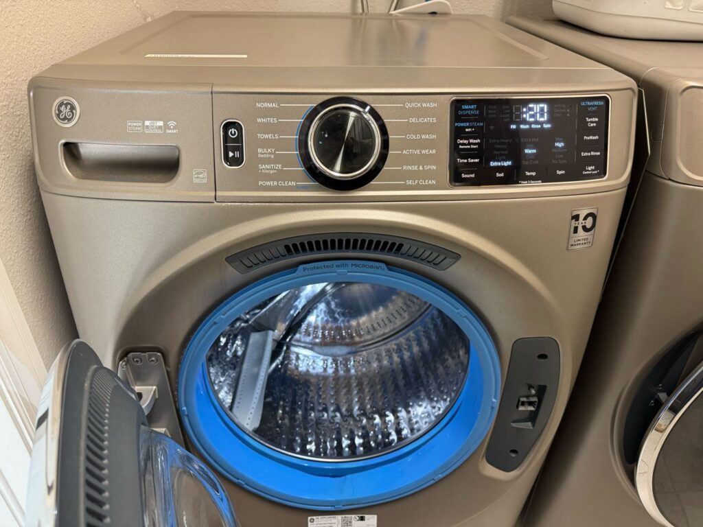GE front load washer